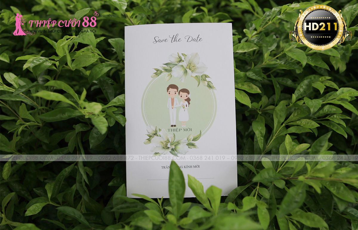 Mẫu thiệp cưới HD211