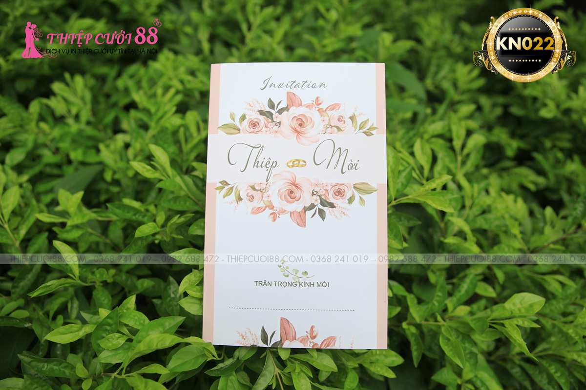 Mẫu thiệp cưới KN022