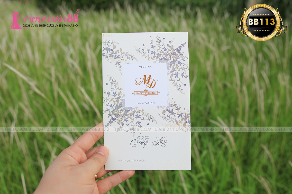 Mẫu thiệp cưới BB113