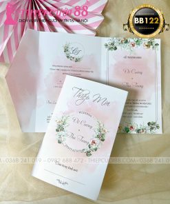 Mẫu thiệp cưới BB122