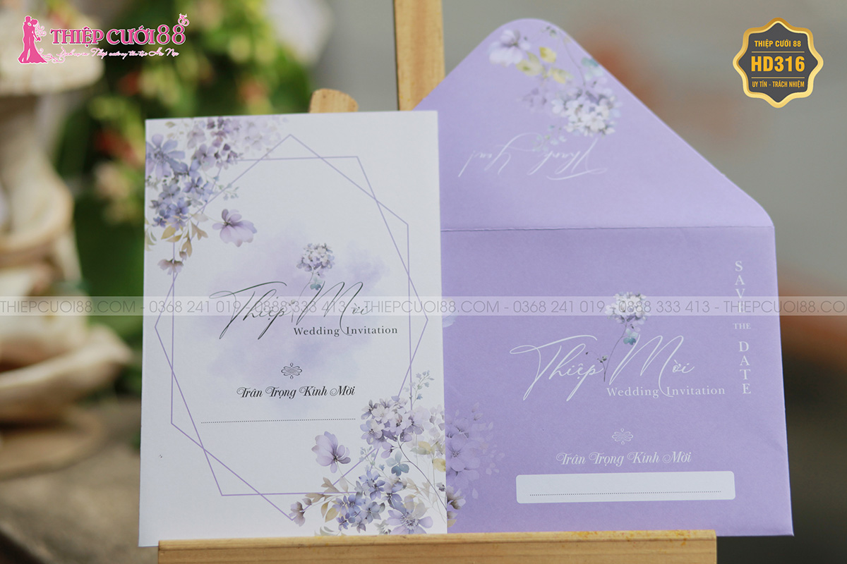Mẫu thiệp cưới HD316