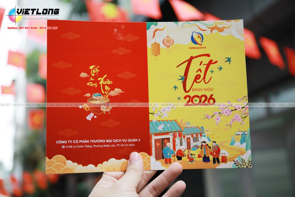 Mẫu thiếp năm mới 2026 ấn tượng