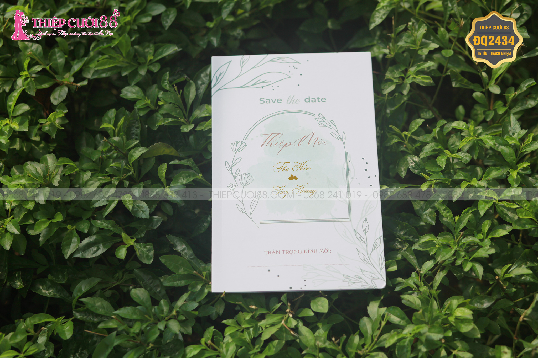 Mẫu thiệp cưới DQ2434
