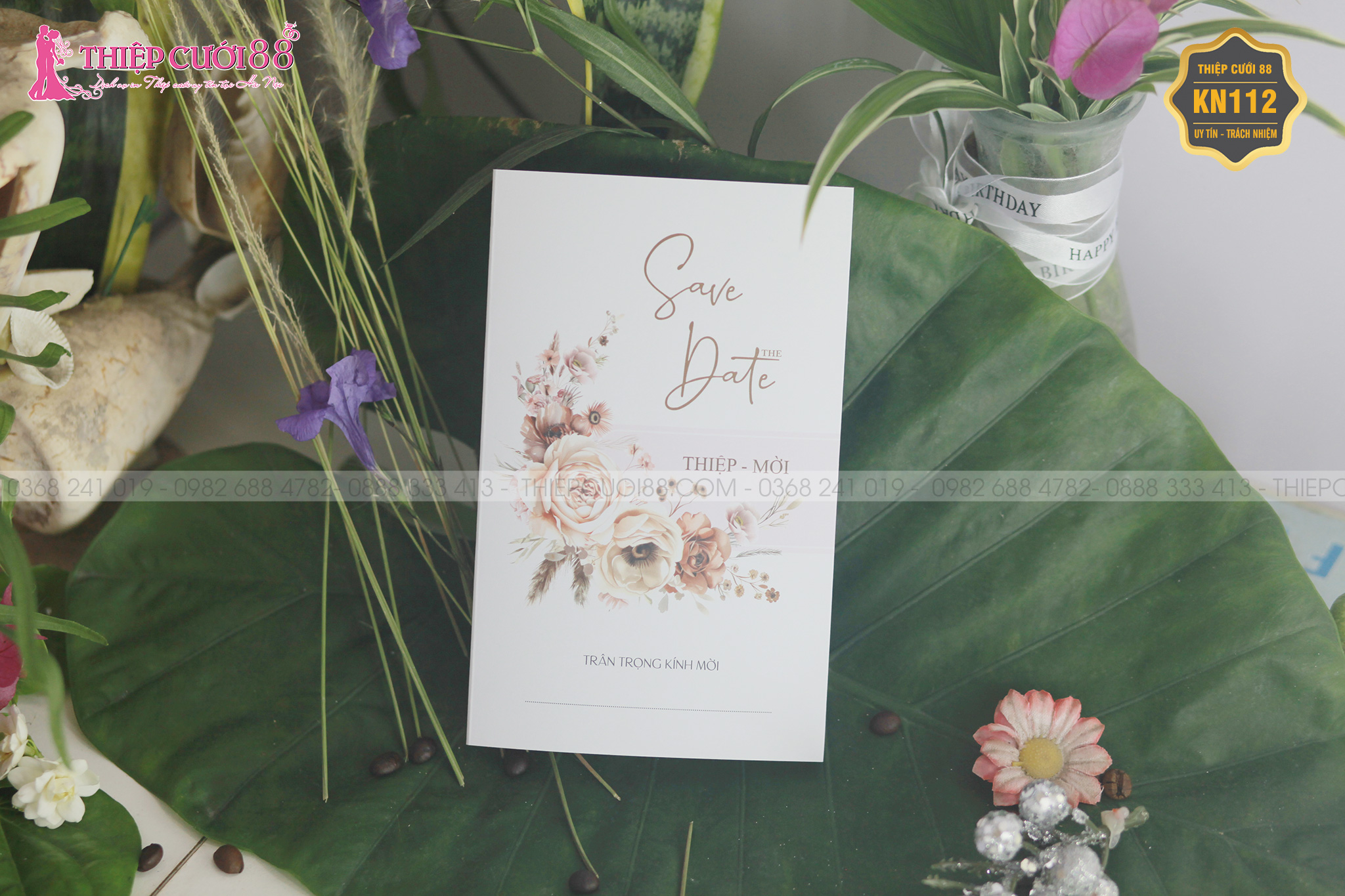 Mẫu thiệp cưới KN112