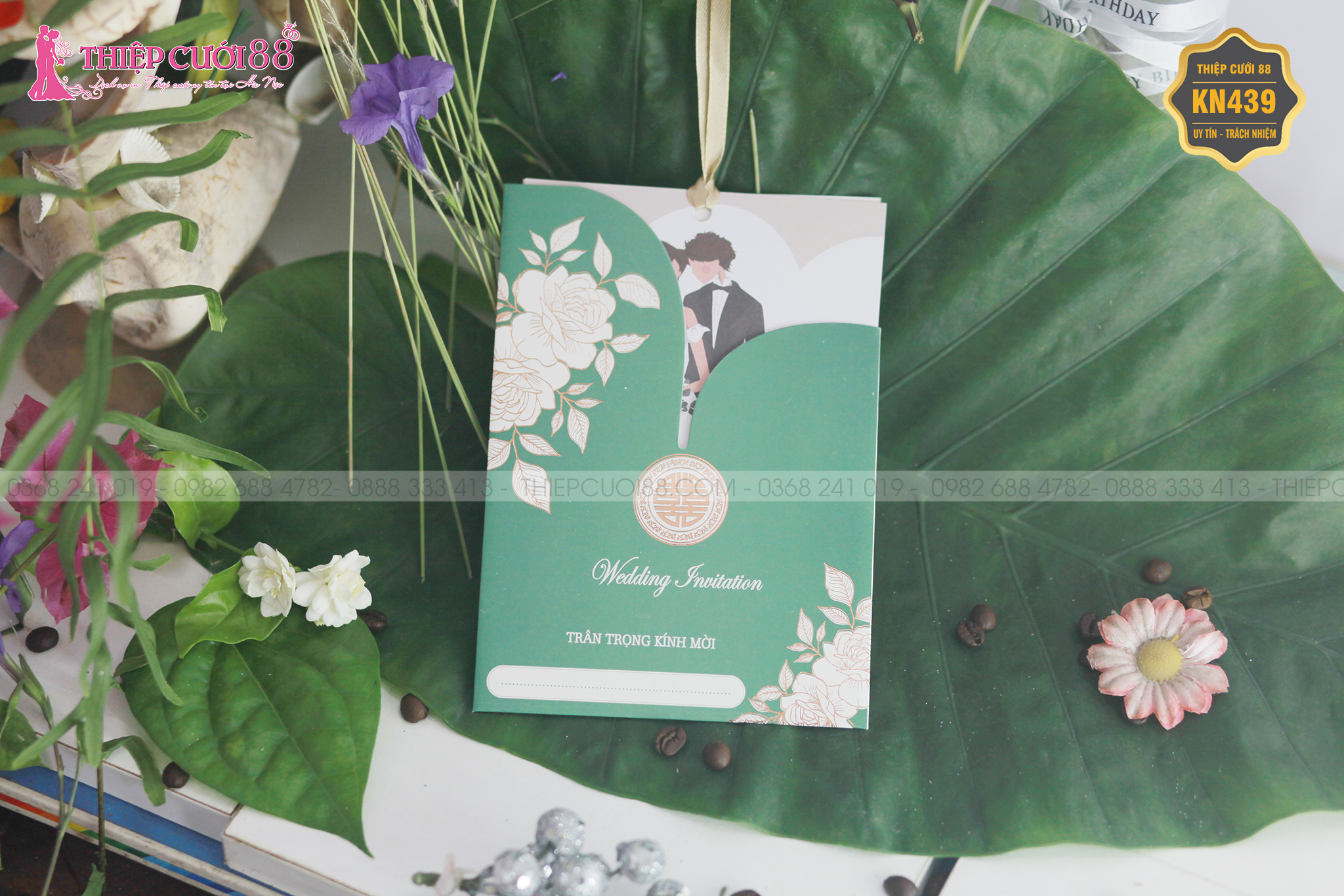 Mẫu thiệp cưới KN439