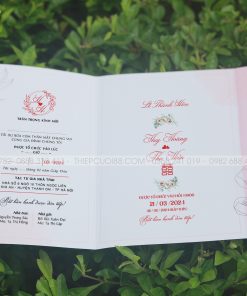 Mẫu thiệp cưới HD371 ruột