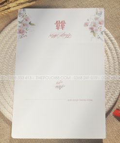 Mẫu thiệp cưới BB162 mặt ngoài