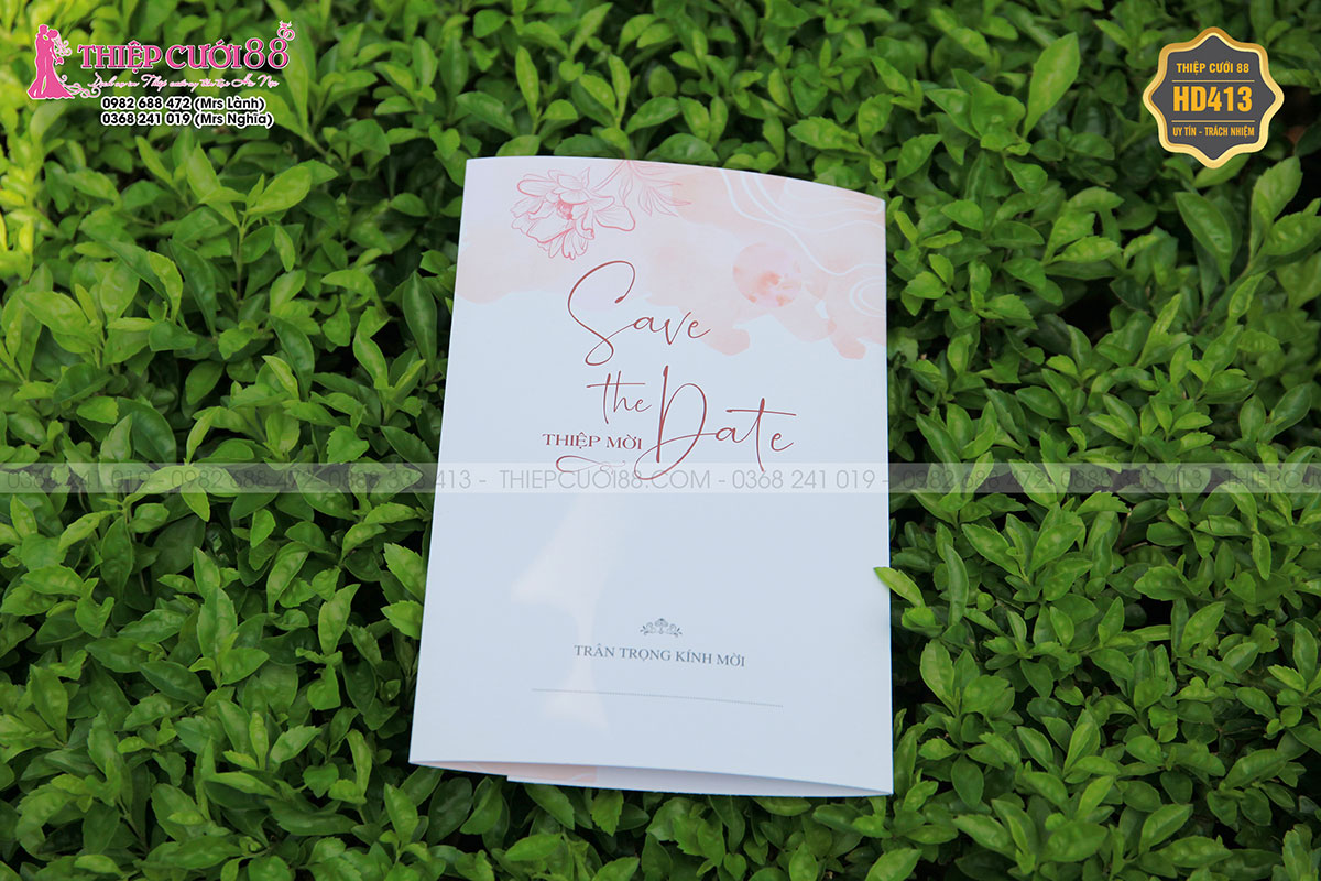 Mẫu thiệp cưới HD413
