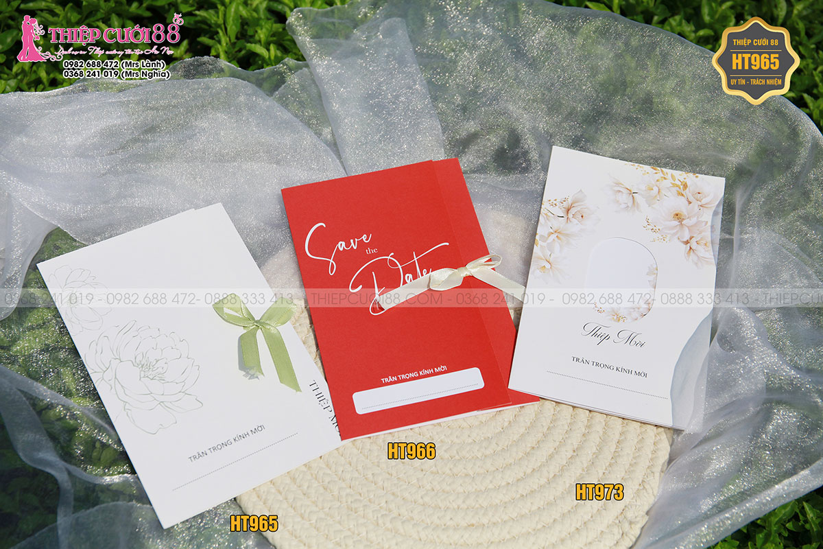 Mẫu thiệp cưới HT965