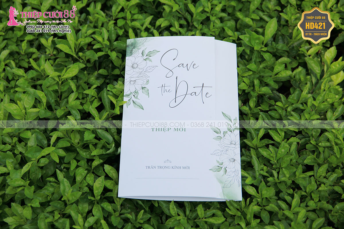 Mẫu thiệp cưới HD421