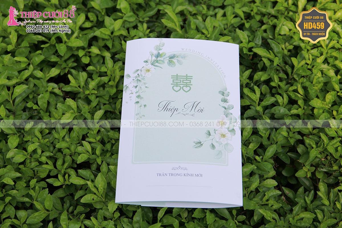 Mẫu thiệp cưới HD459