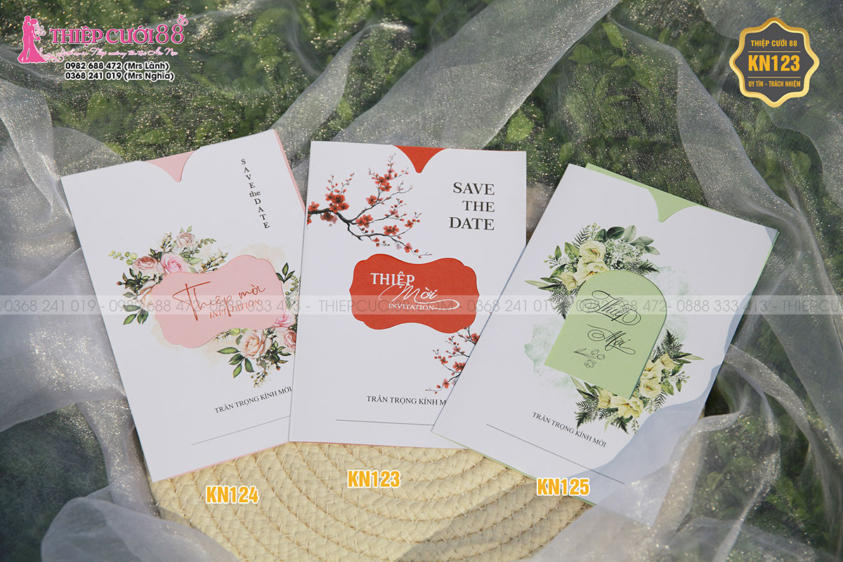 Mẫu thiệp cưới KN123