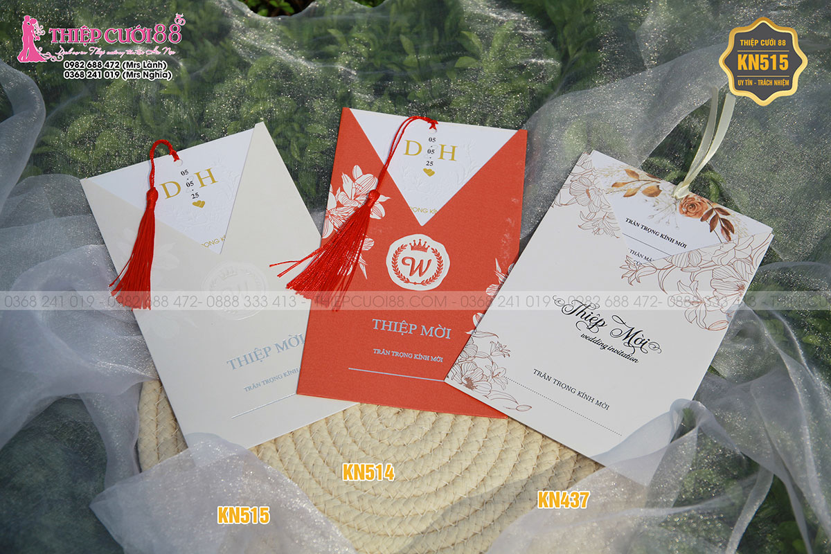 Mẫu thiệp cưới KN515