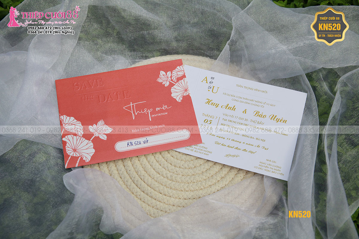 Mẫu thiệp cưới KN5210